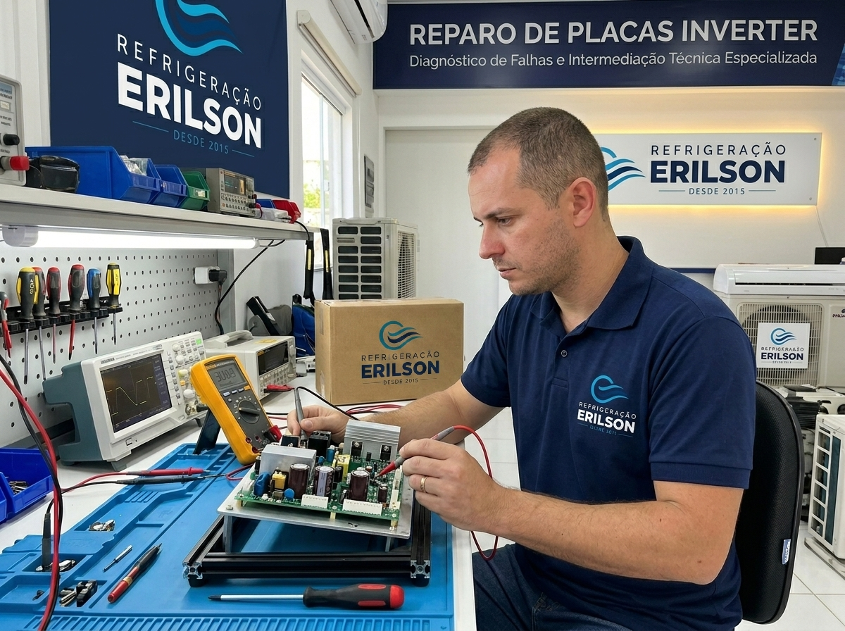 Conserto de placa inverter de ar-condicionado em Fortaleza, Caucaia e região